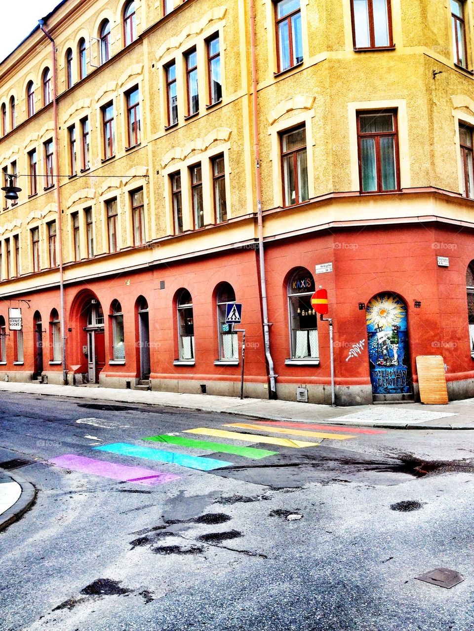 rainbow crossing stockholm