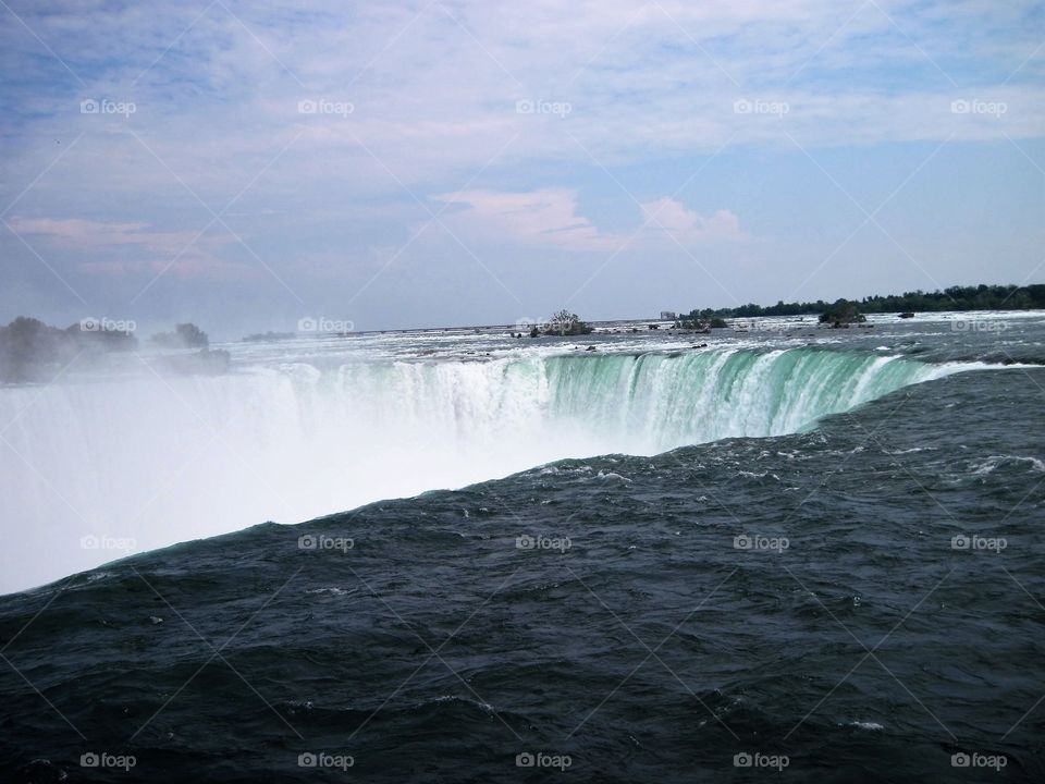 Looking Across Niagara Falls