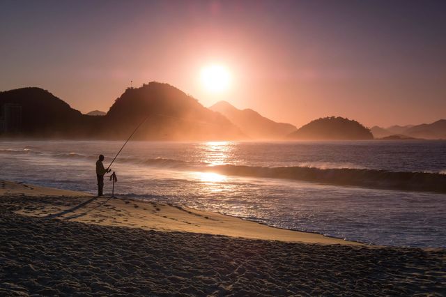Man fishing