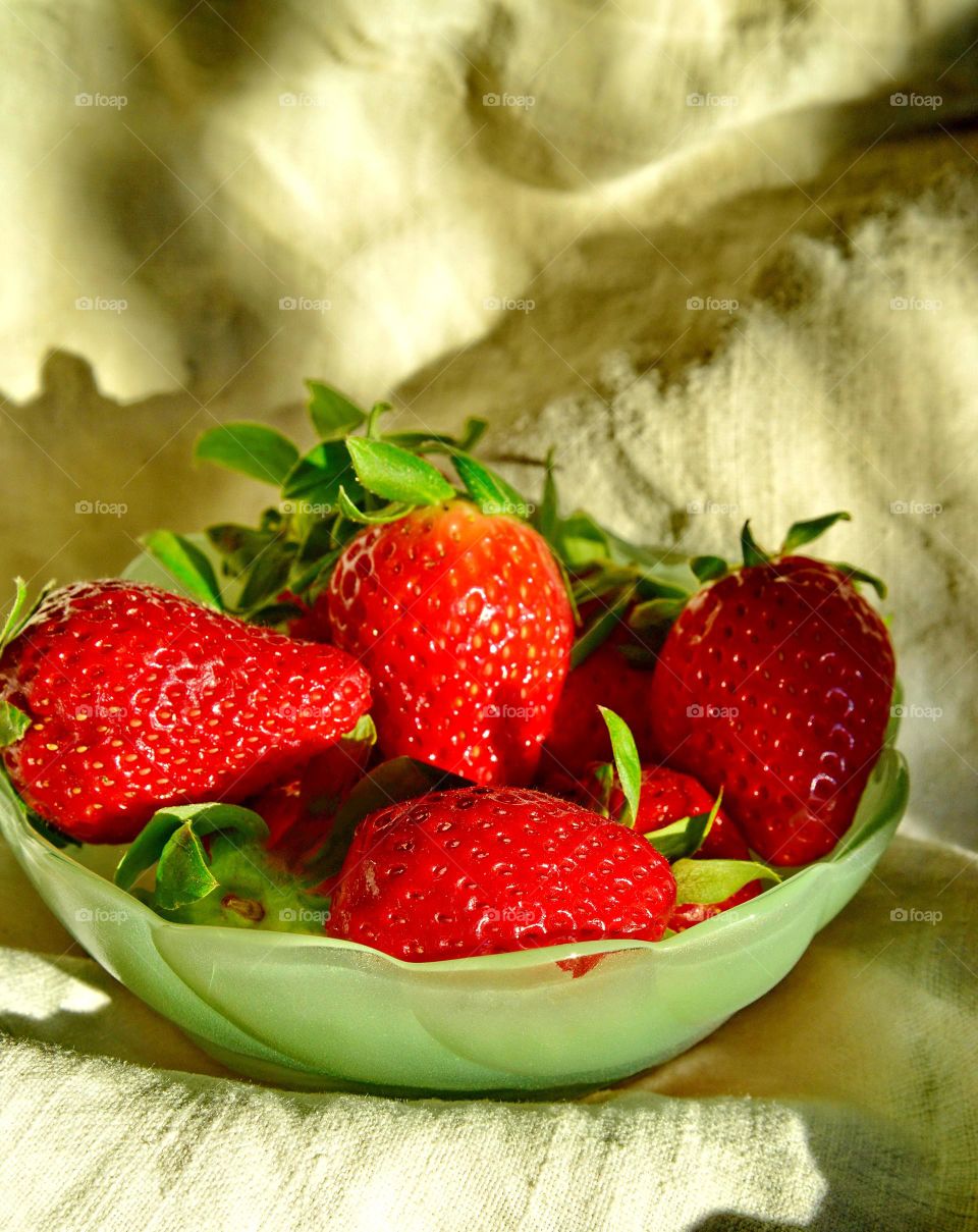 Close-up of strawberries