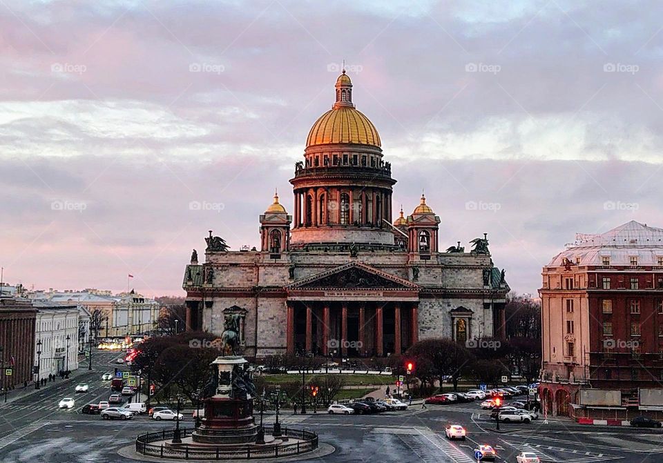 Sunset 🌇 City 🌇 Square 🌇Cathedral🌇