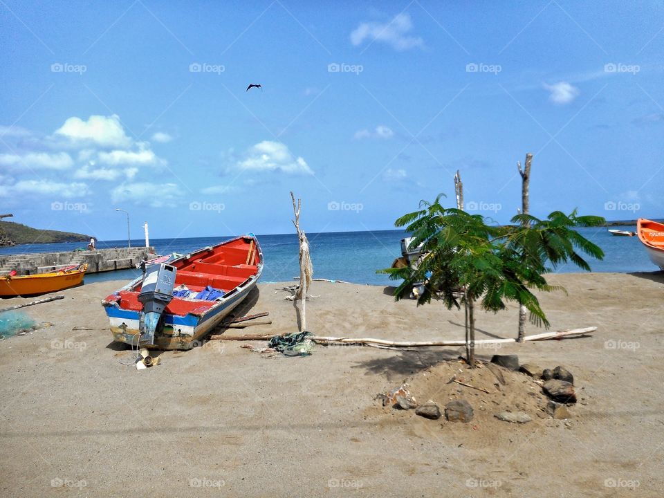 St Lucia Fishing Village 