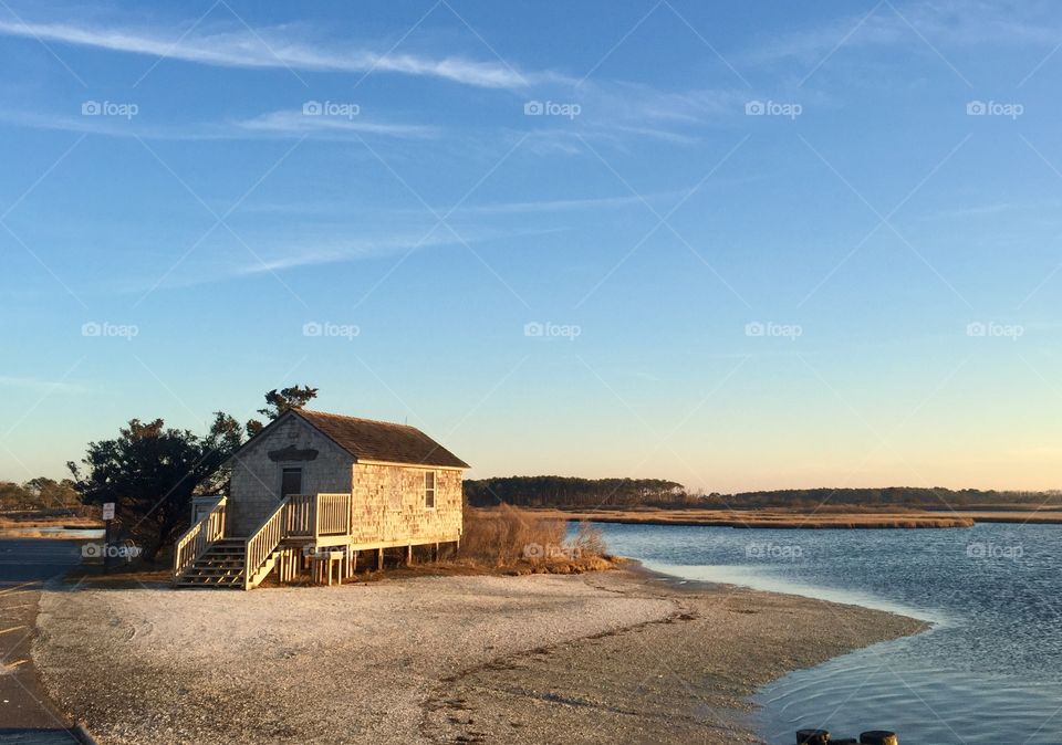 Little shack at the beach 