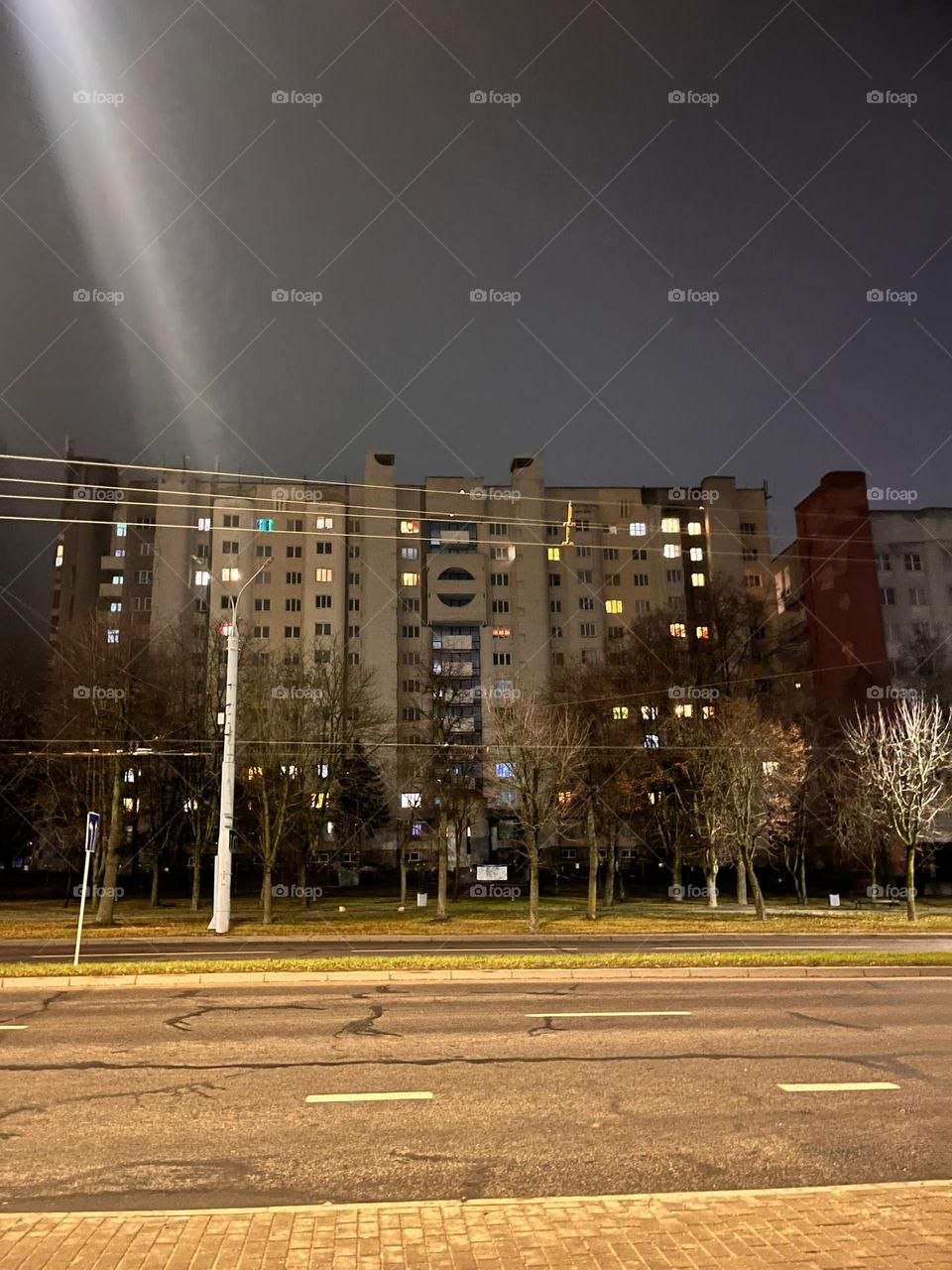 Evening transitioning to night