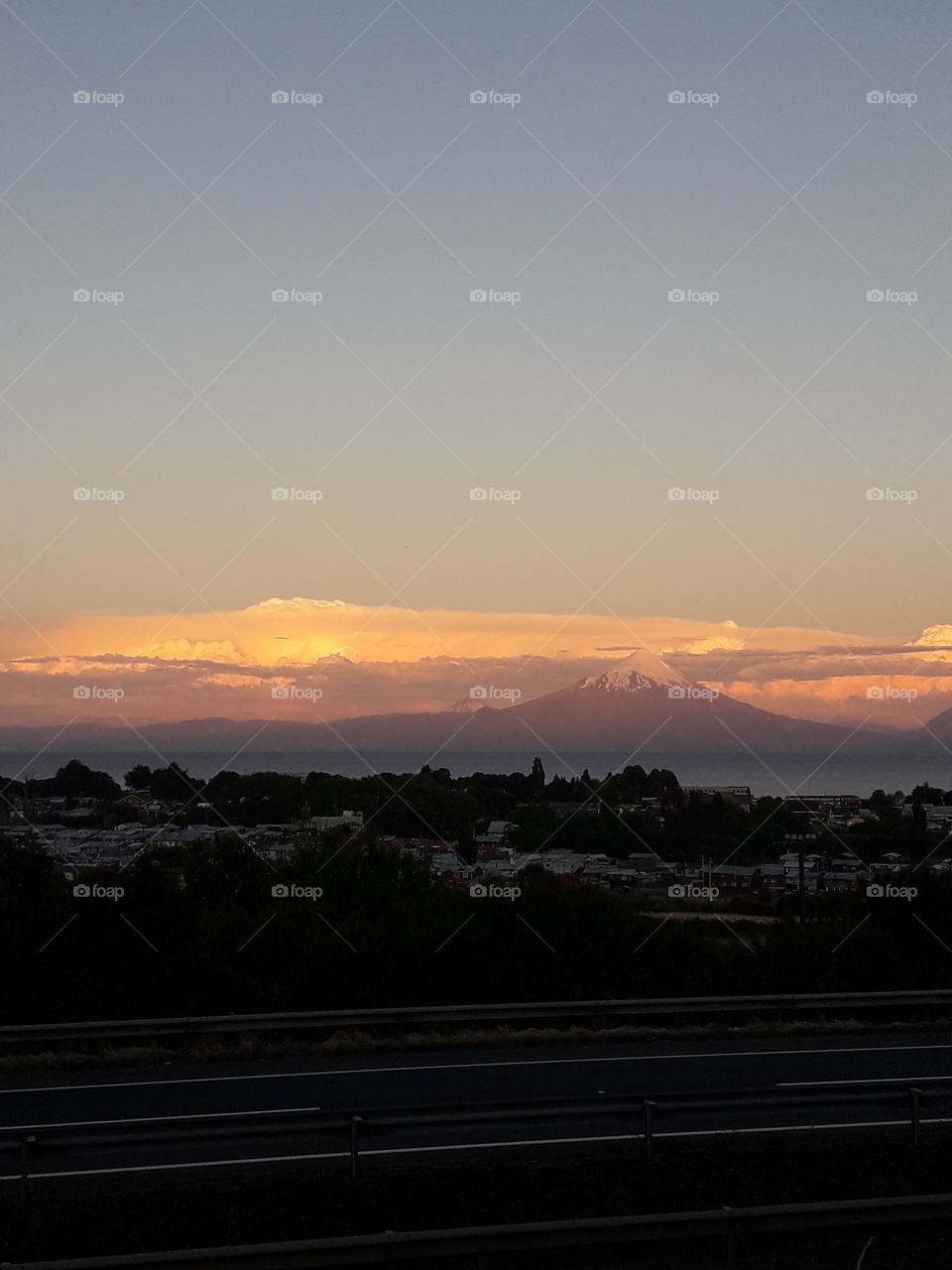 atardecer en llanquihue