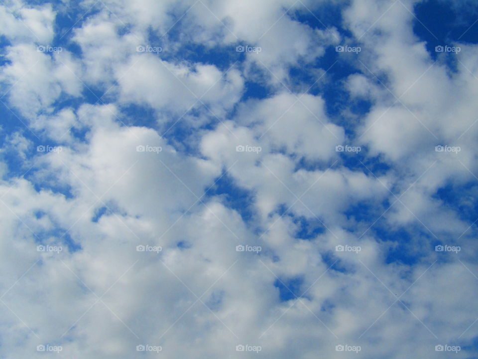 Beautiful sunlight through cloud and sky