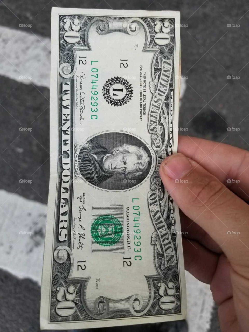old 20 bill
