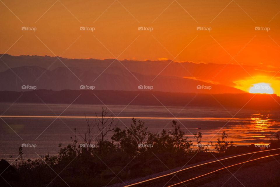 Sleeping Lady Sunset 