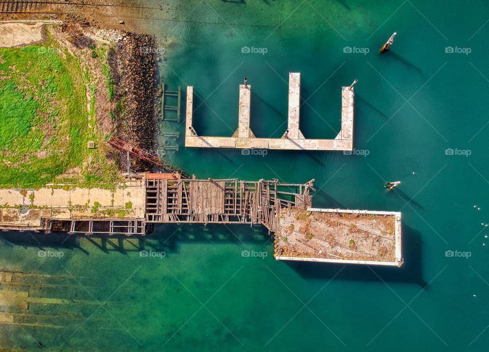 Fletcher’s Slip wharf. A decaying marina. 