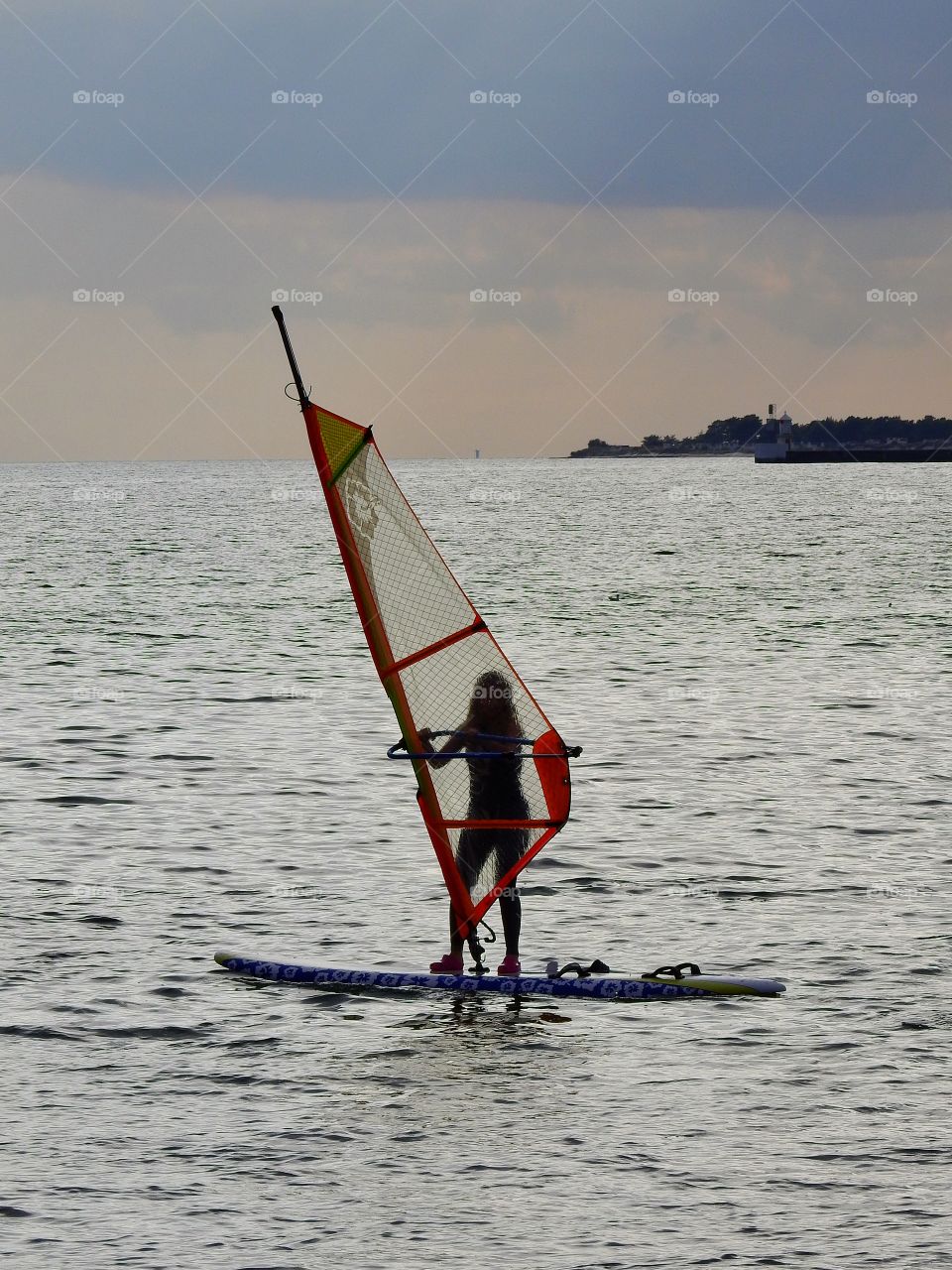 Learning windsurfing