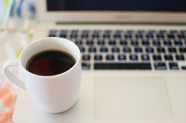 A cup of coffee 