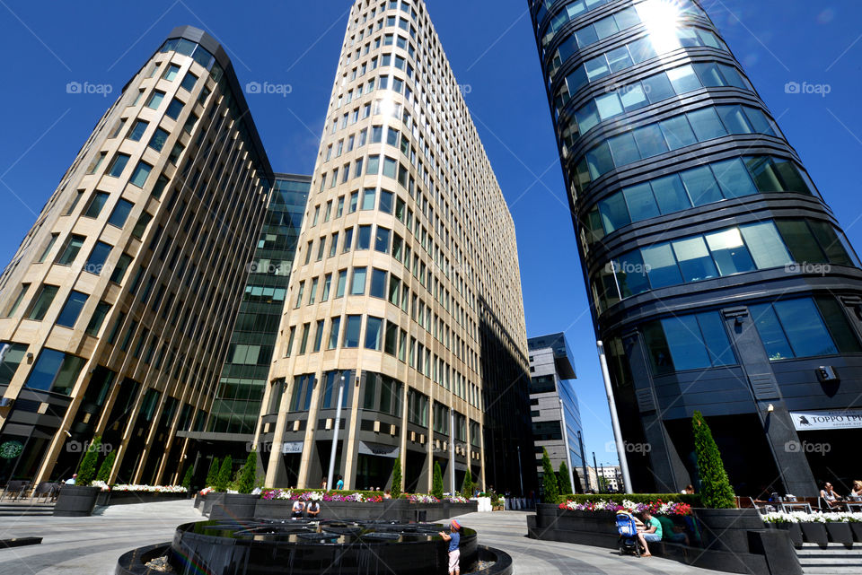 modern buildings in the city