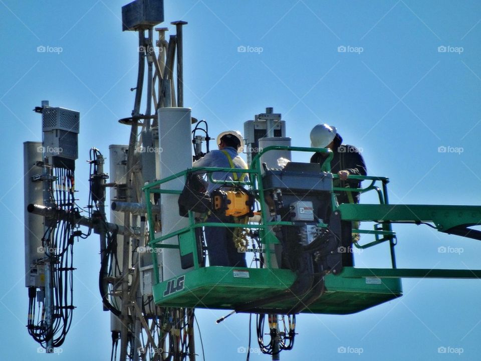 Repairing A Radio Tower