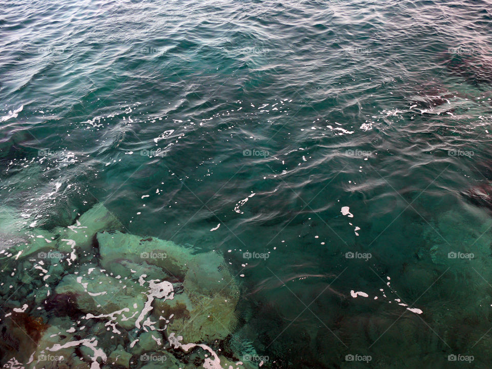 Full frame shot of water on Gran Canaria, Las Palmas, Spain.