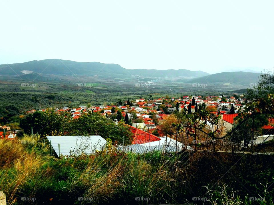 Greek Village in Central Greece