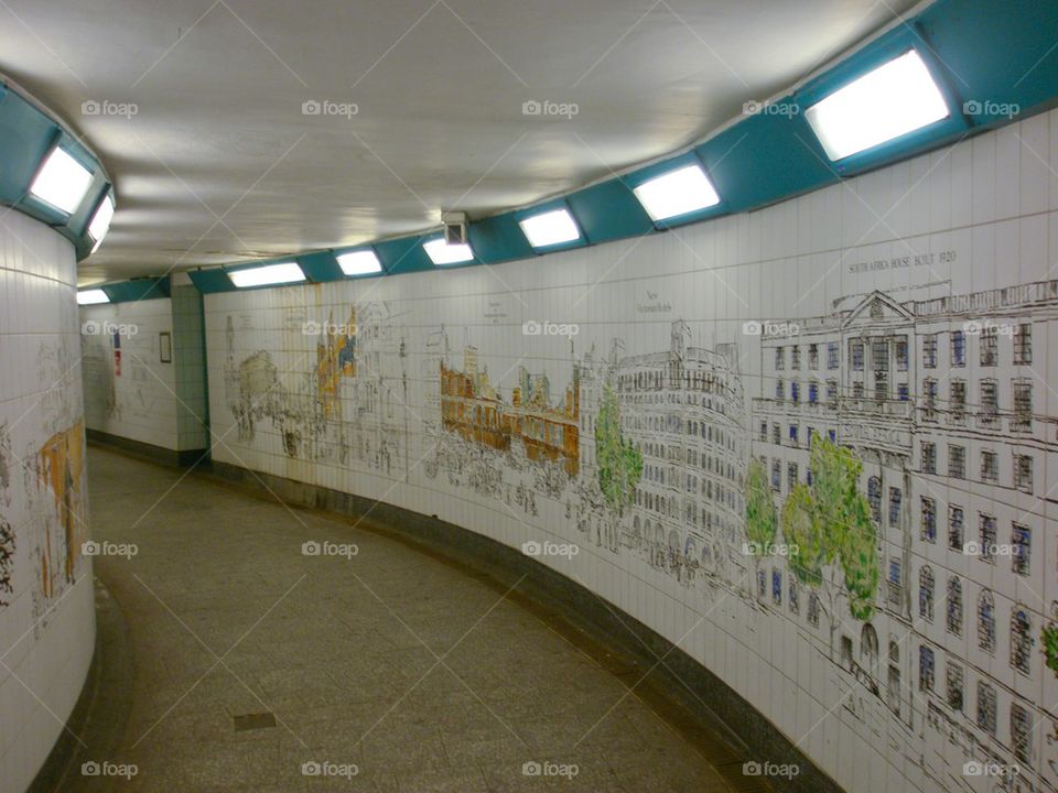 THE CHARING CROSS STATION UNDERGROUND LONDON, ENGAND