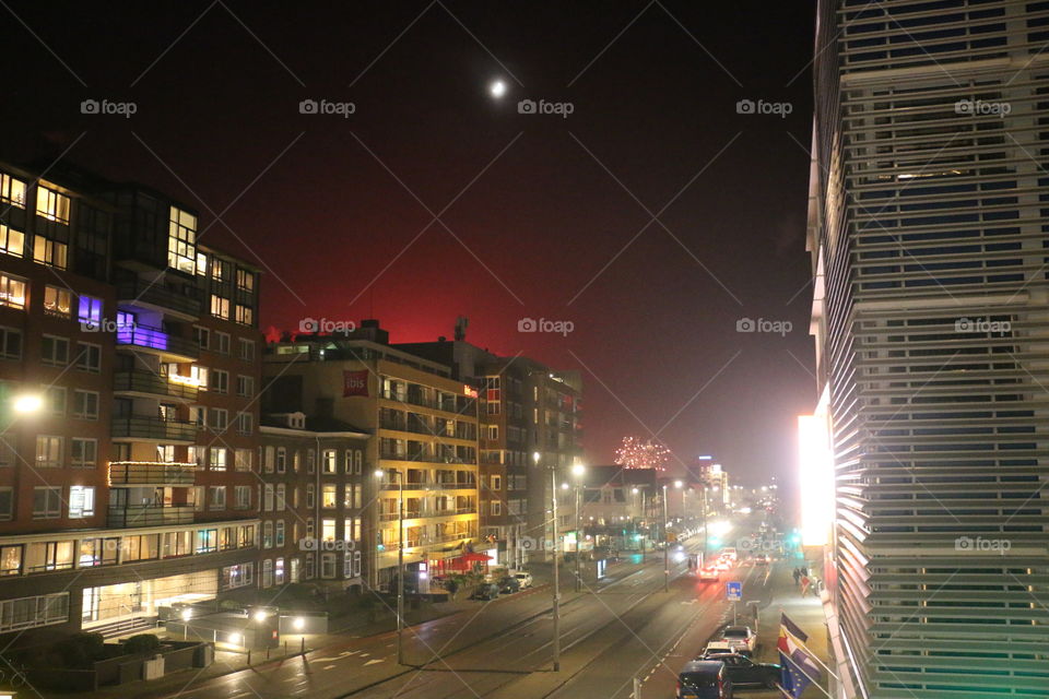 Minutes before new year