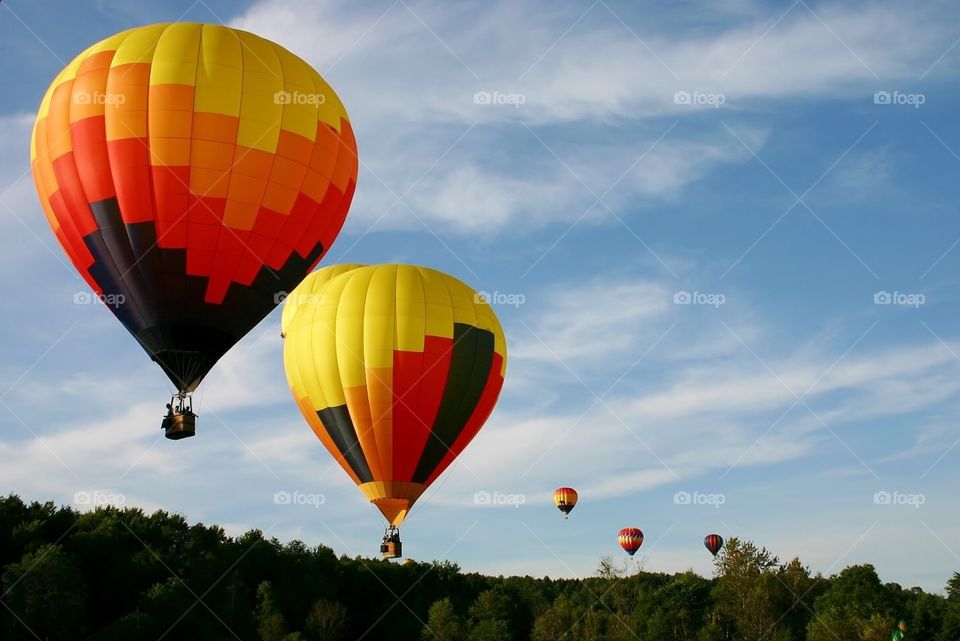 Up, up and away! . So magical to watch! Balloons are all around mission