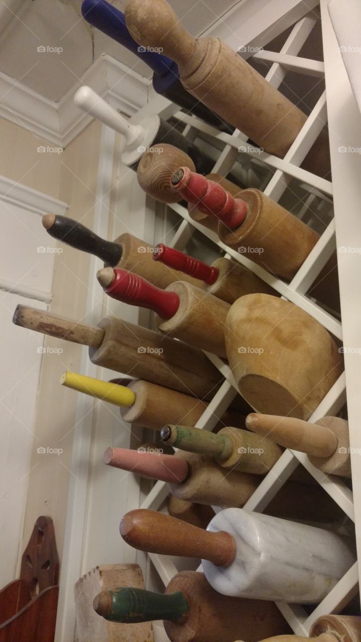 old rolling pins