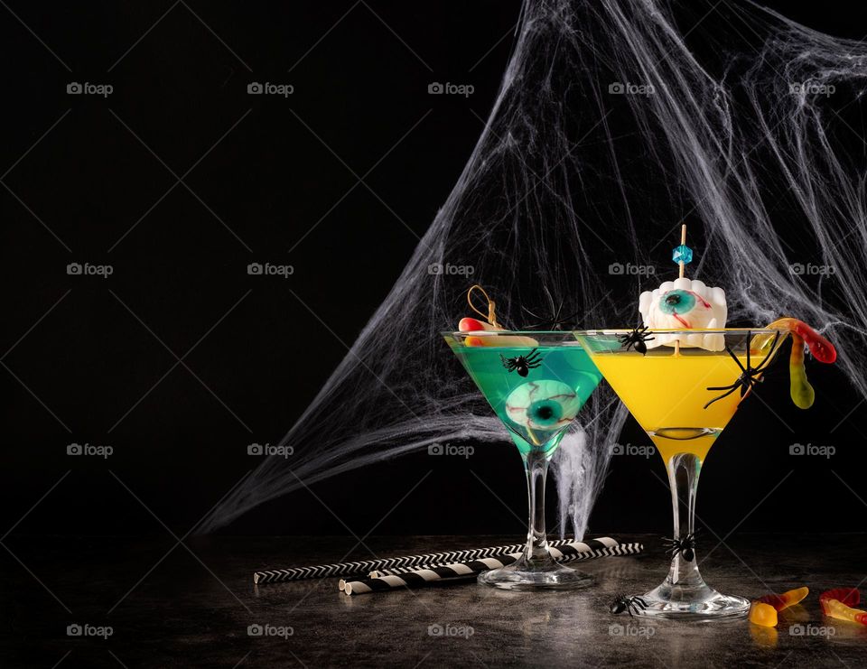 Halloween spooky drink