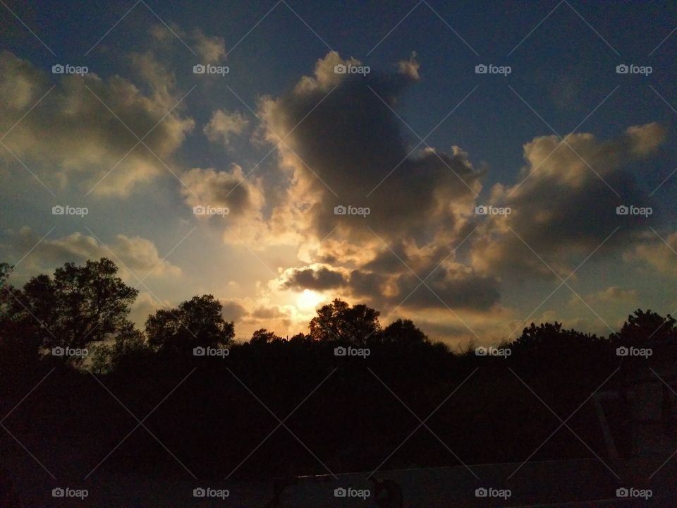 Sunset, Backlit, No Person, Evening, Dawn