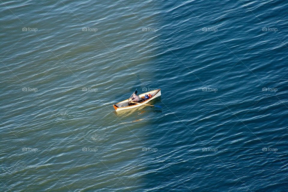 Boat in the sea