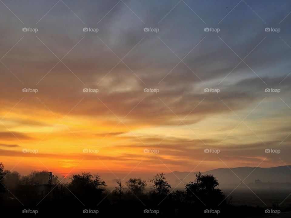 Sunrise in Bulgaria 