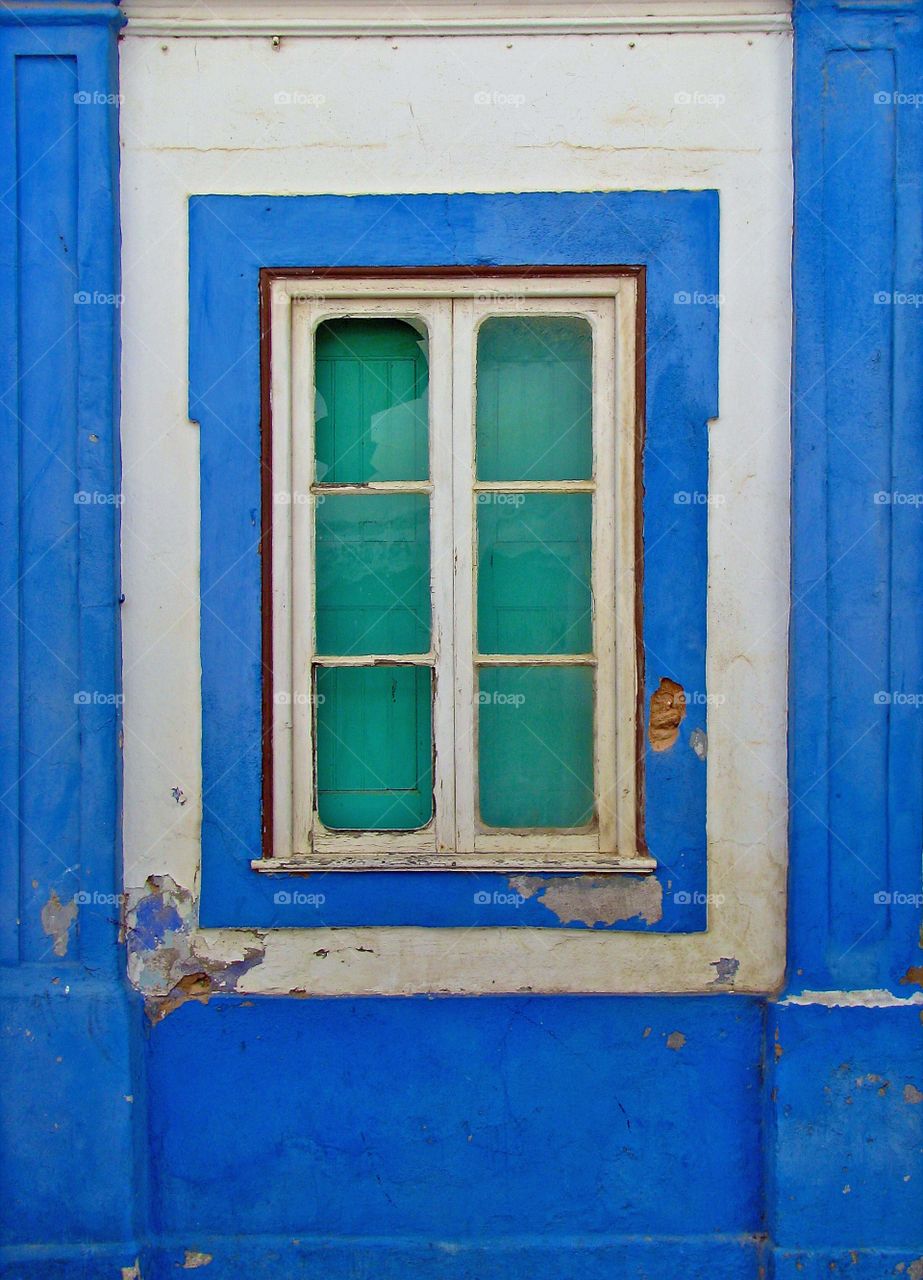 Blue window