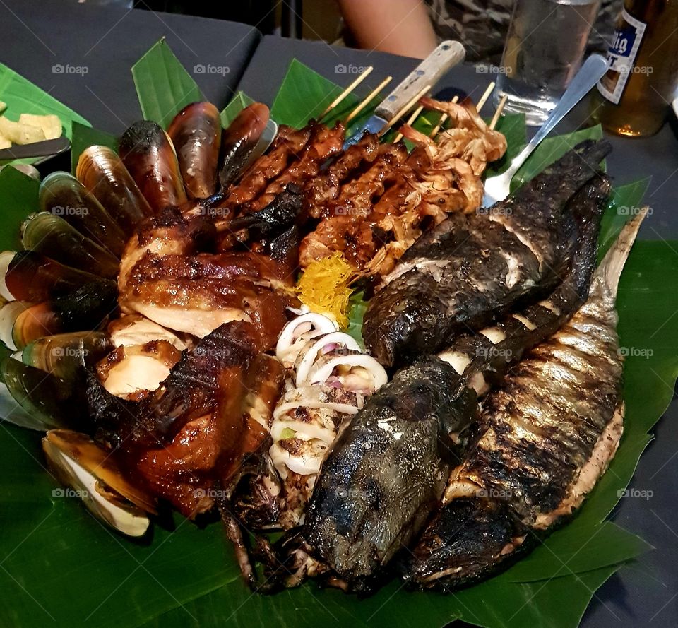 seafoods platter