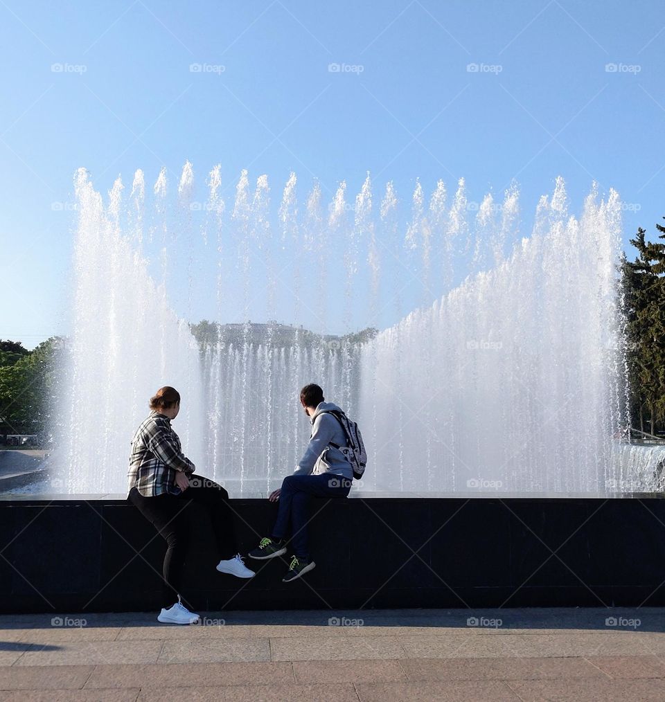 Urban water ⛲ Fontaine ⛲ Jets⛲ Splash ⛲