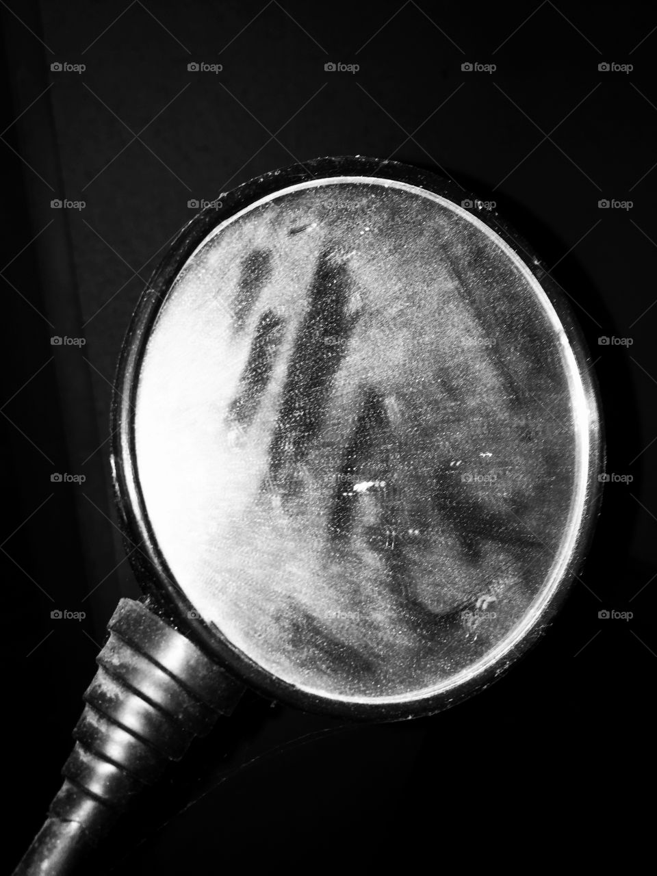 Old and dirty mirror 