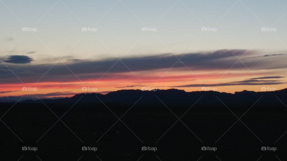 Sunrise over Valley of Fire National Park NV
