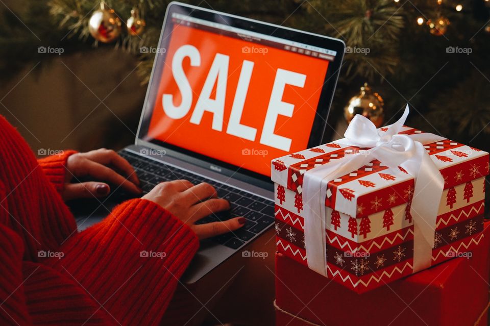 Winter holiday shopping 