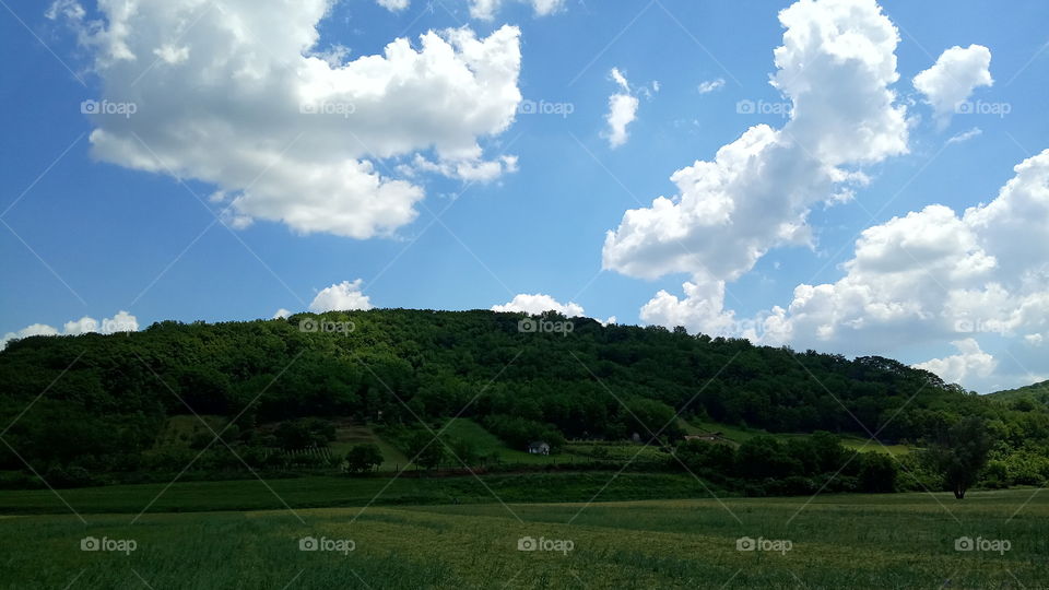 A hot sunny day and a strenuous walk