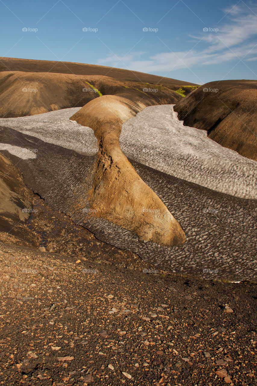 View of rocky mountain