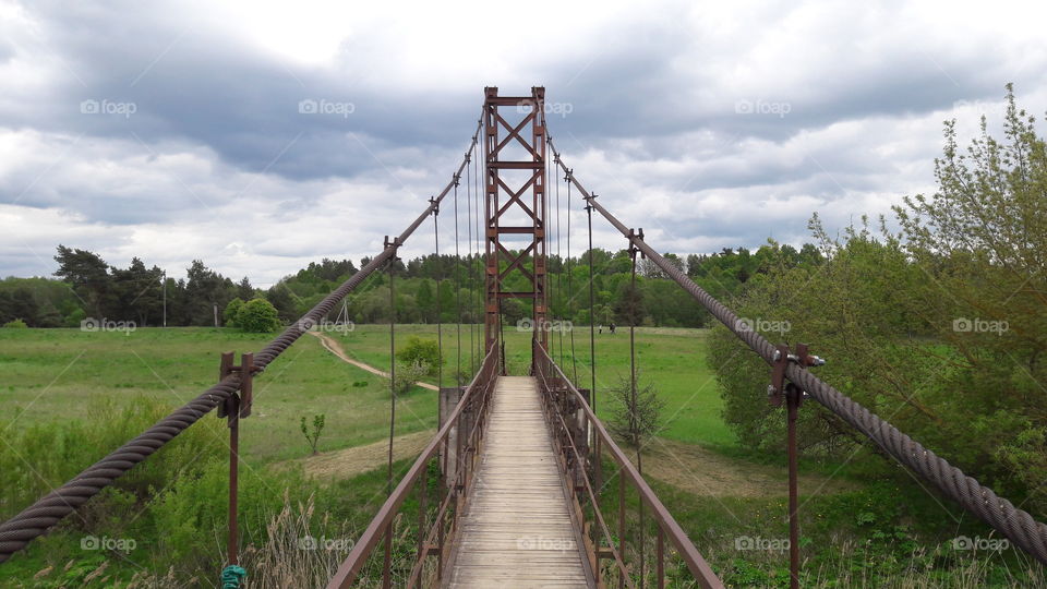 Vieksniu suspension bridge