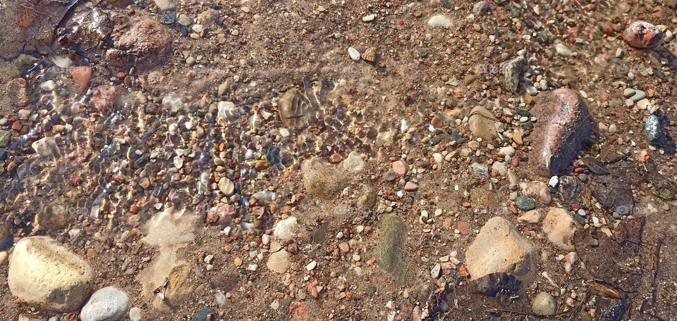 stones and water beautiful texture