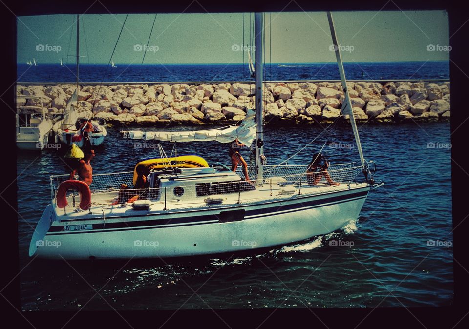 Sailing. South of France