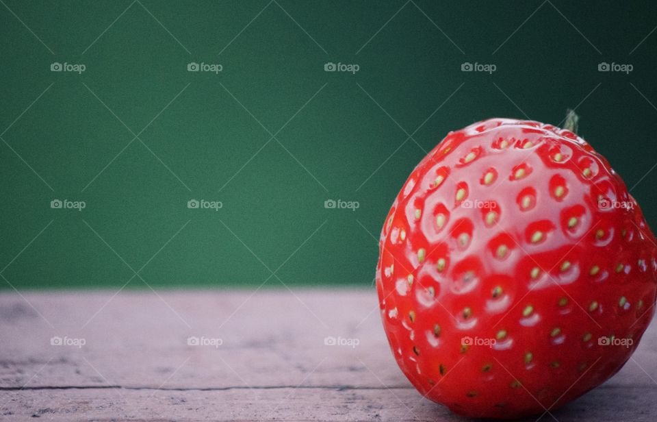 Sweet strawberry from the garden