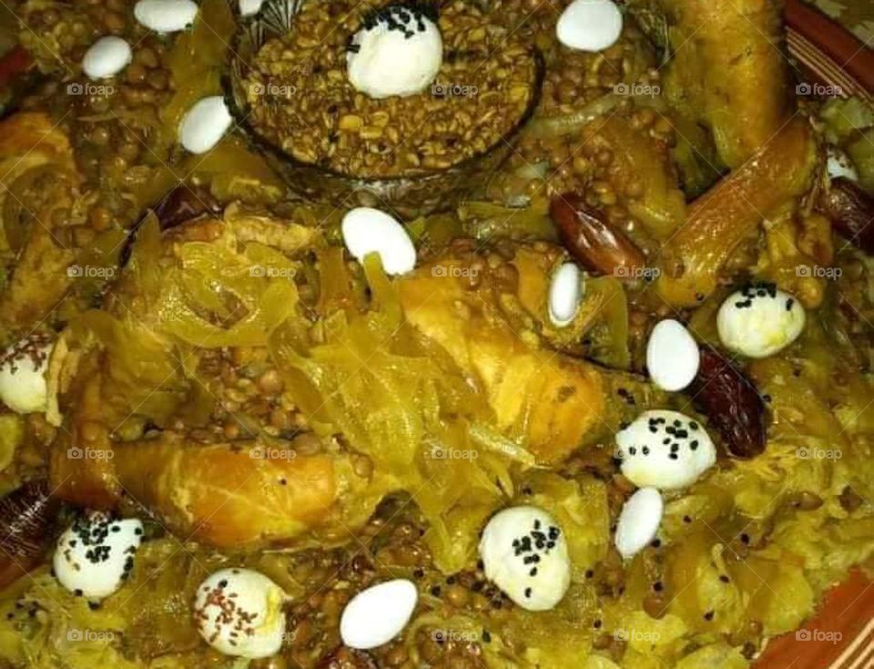 lunch moroccan 'rfisa '
