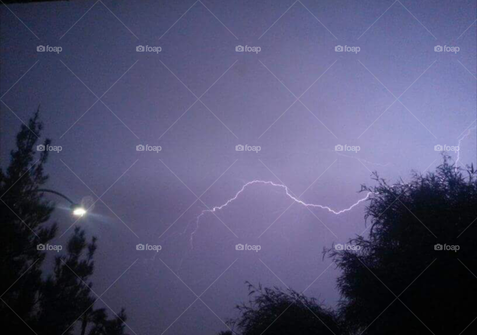 Lightning over Vegas.