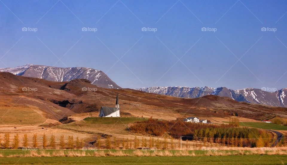 Icelandic Countryside . Outside of Reykjavik, Iceland