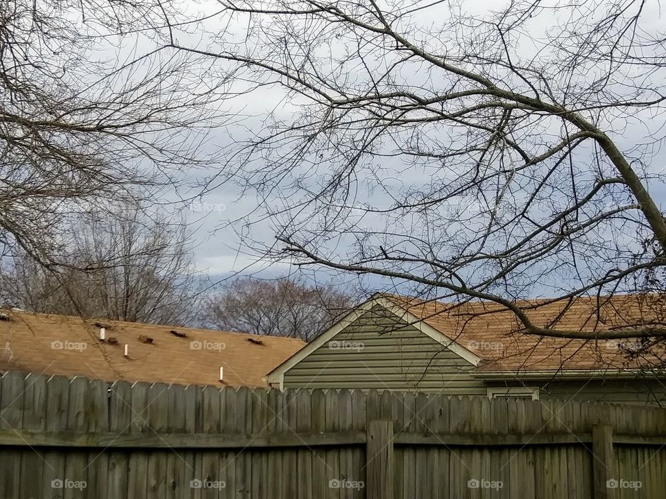 A cloudy day in the neighborhood