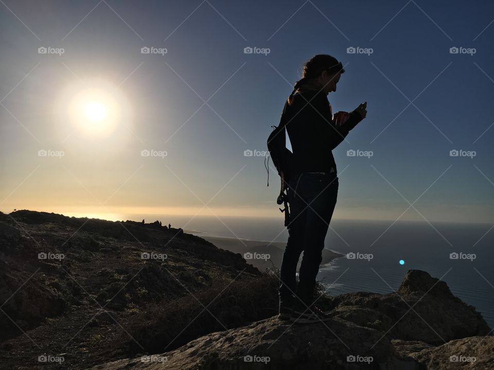 Sunset, People, Landscape, Sky, Dawn