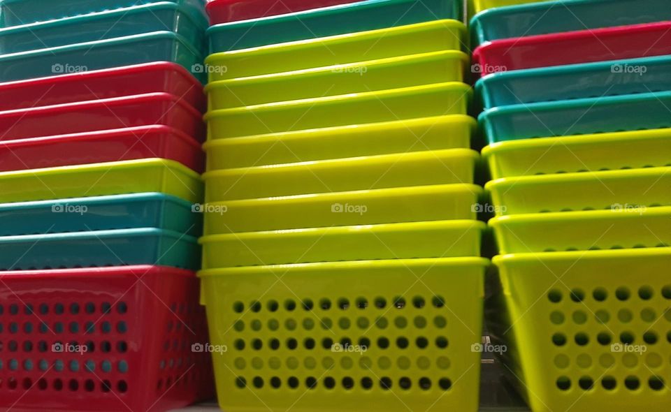 Multiverse in Colourful Plastic