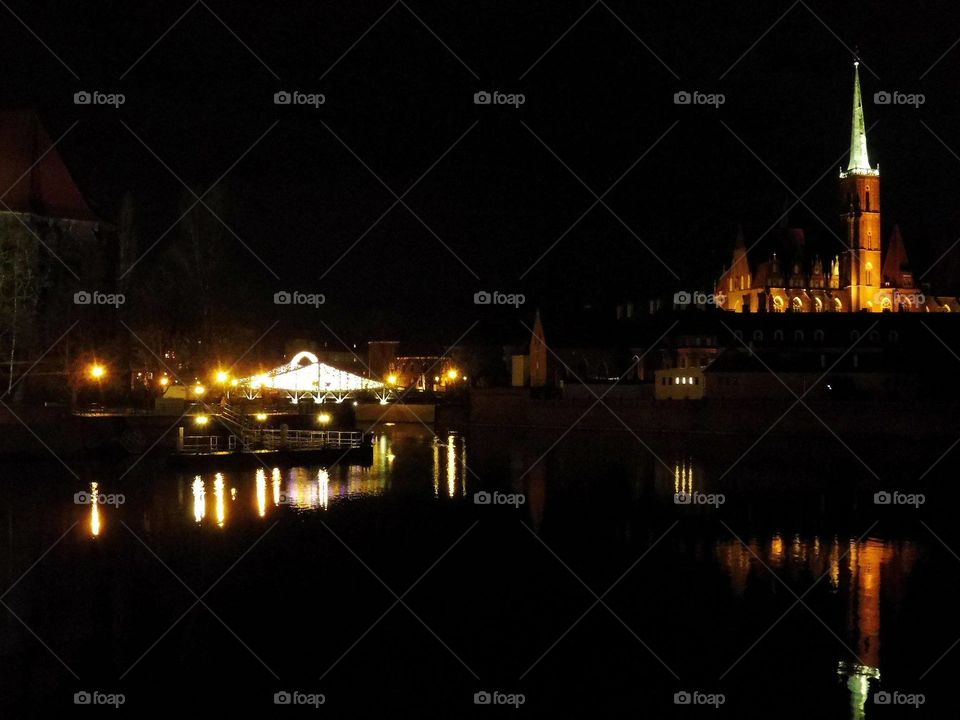 New year on a boat in Wroclaw
