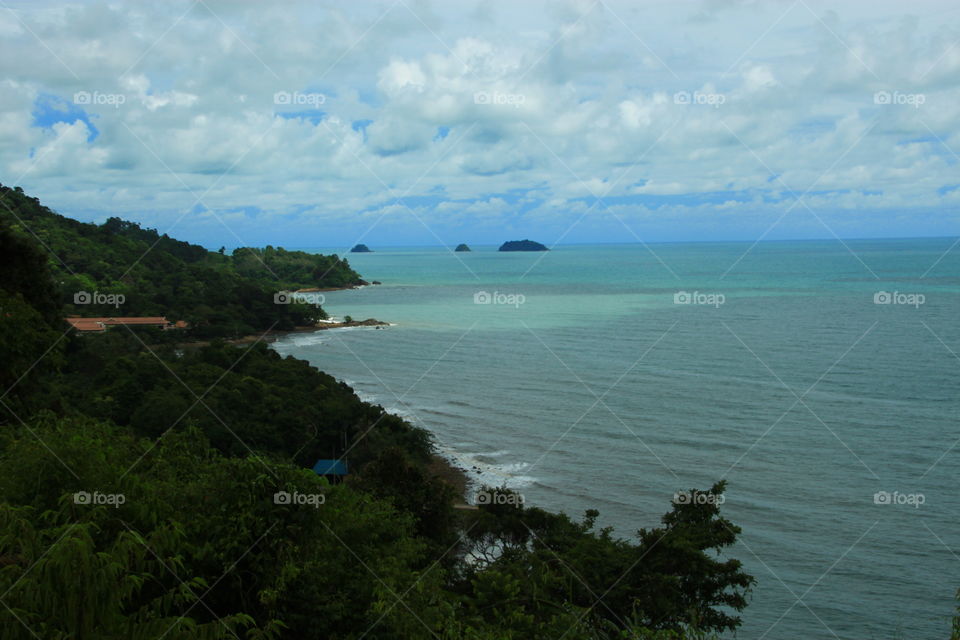 Kho-Chang island. Beautiful nature in Tha