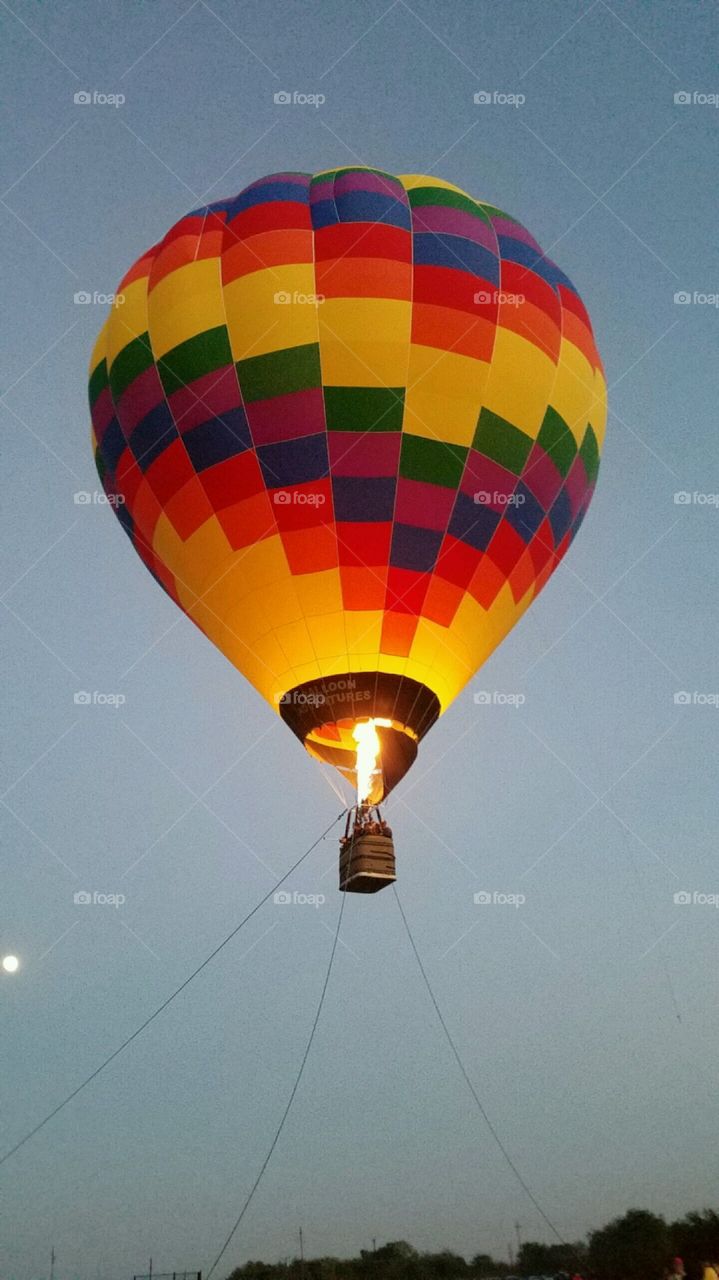 Hot Air Balloon in the sky
