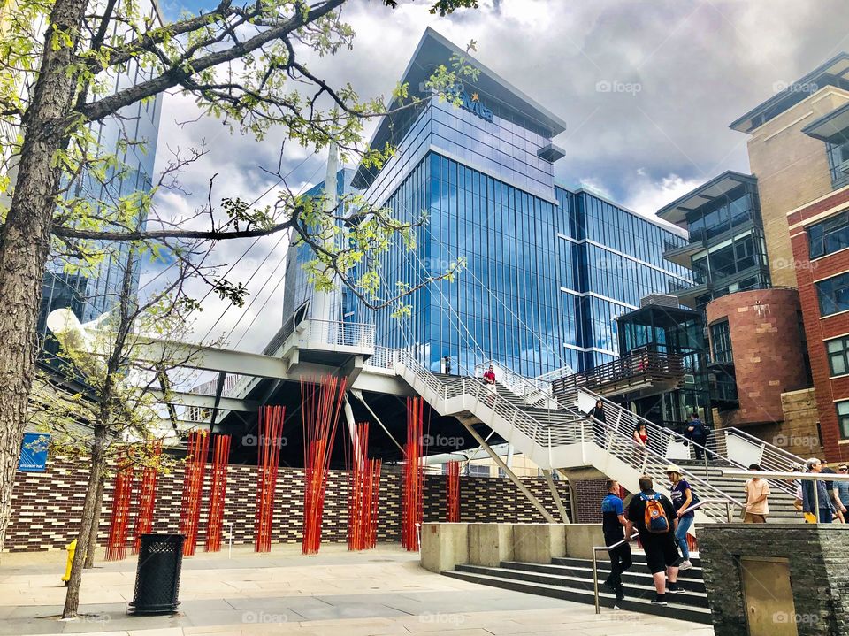 Downtown buildings in the city of Denver