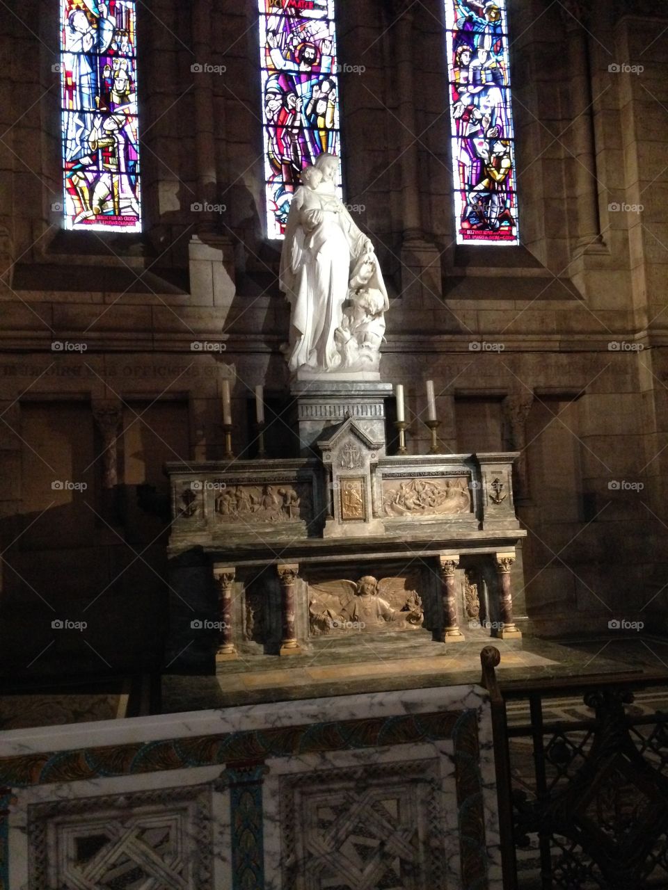 side altar,  Sacre Coeur